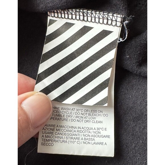 Off-White Virgil Abloh Mona Lisa Graphic Print T-shirt Men’s Size S Black Preown - Picture 7 of 16